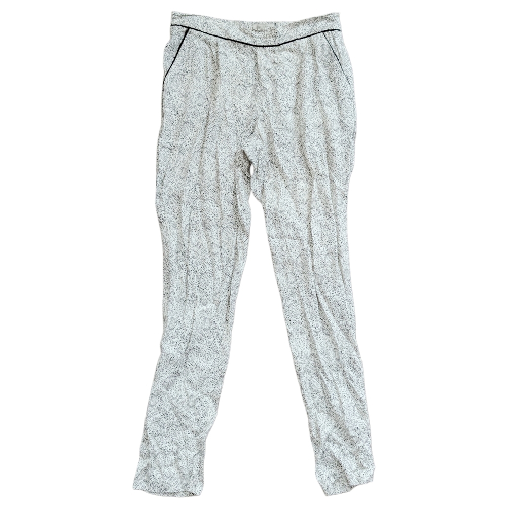 See U Soon White Black Tapered Pants Size 2